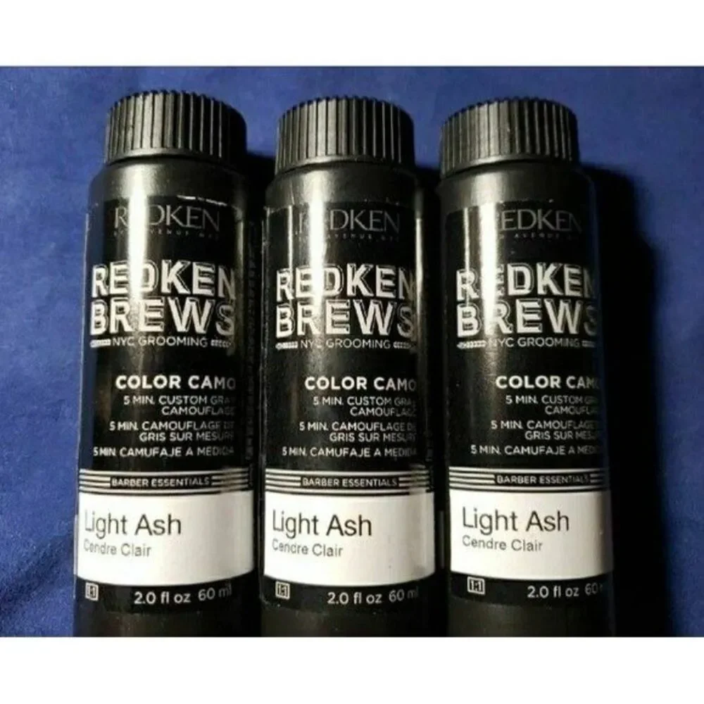 Redken Brews Camo Light Ash Trio. Fast Shipping!